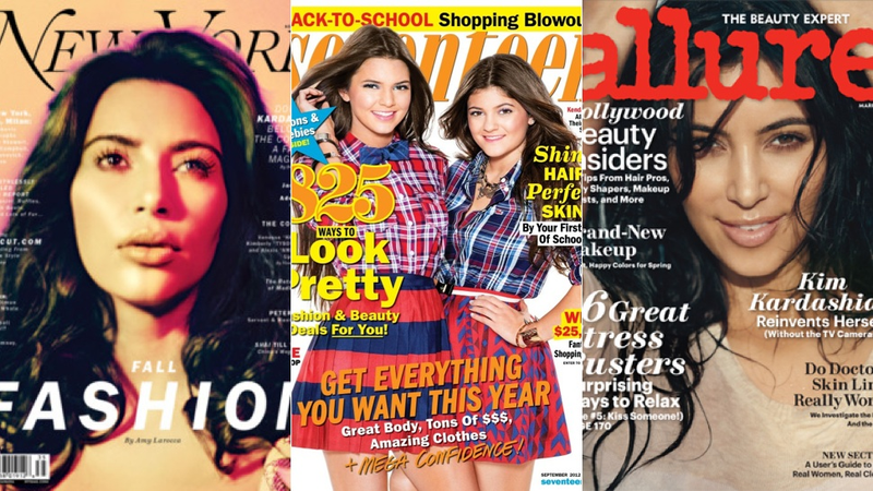 Illustration for article titled Rise of The Kardashians: How a Family Created a Magazine Cover Dynasty
